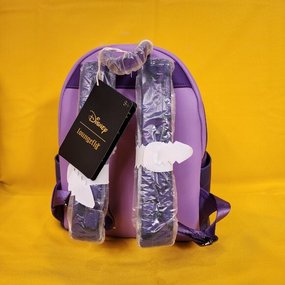 Loungefly Disney Villains Sleeping Beauty Maleficent Crow Layered Mini Backpack - Picture 6 of 11
